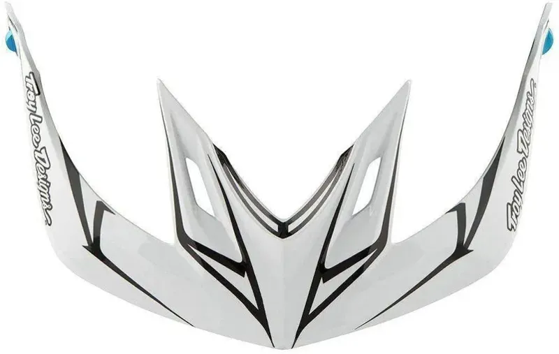 Troy Lee Designs A2 Helmet Replacement Visor in Pinstripe White