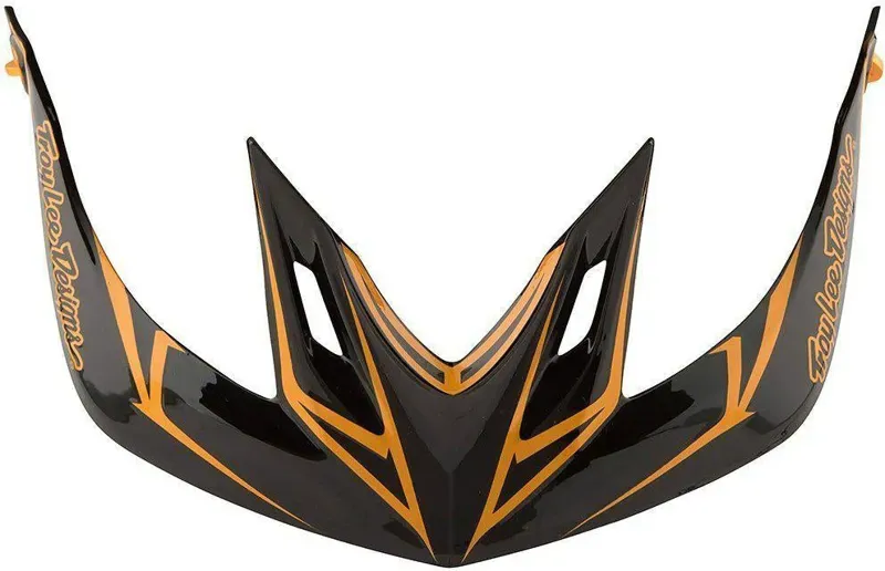 Troy Lee Designs A2 Helmet Replacement Visor in Pinstripe Black/Gold