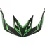 Troy Lee Designs A2 Helmet Replacement Visor in Pinstripe Black/Green