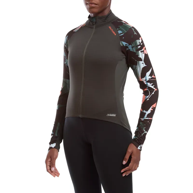 Altura Icon Long Sleeve Women's Windproof Jersey in Black