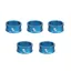Wolf Tooth 5-pack 15mm Precision Headset Spacers in Blue 