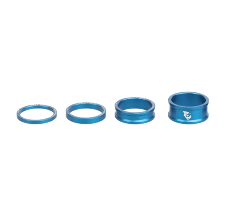 Wolf Tooth Precision Headset Spacer Kit in Blue