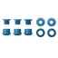 Wolf Tooth 5-pack X1 Chainring Nuts and Bolts in Blue