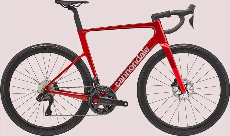 Cannondale SuperSix EVO 2 Road Race Bike in Metallic Red