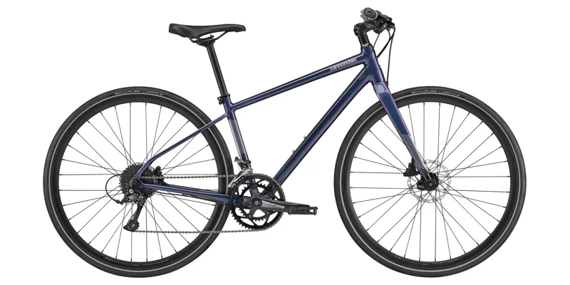 2021 Cannondale Quick Disc 2 Womens Hybrid Bike in Blue