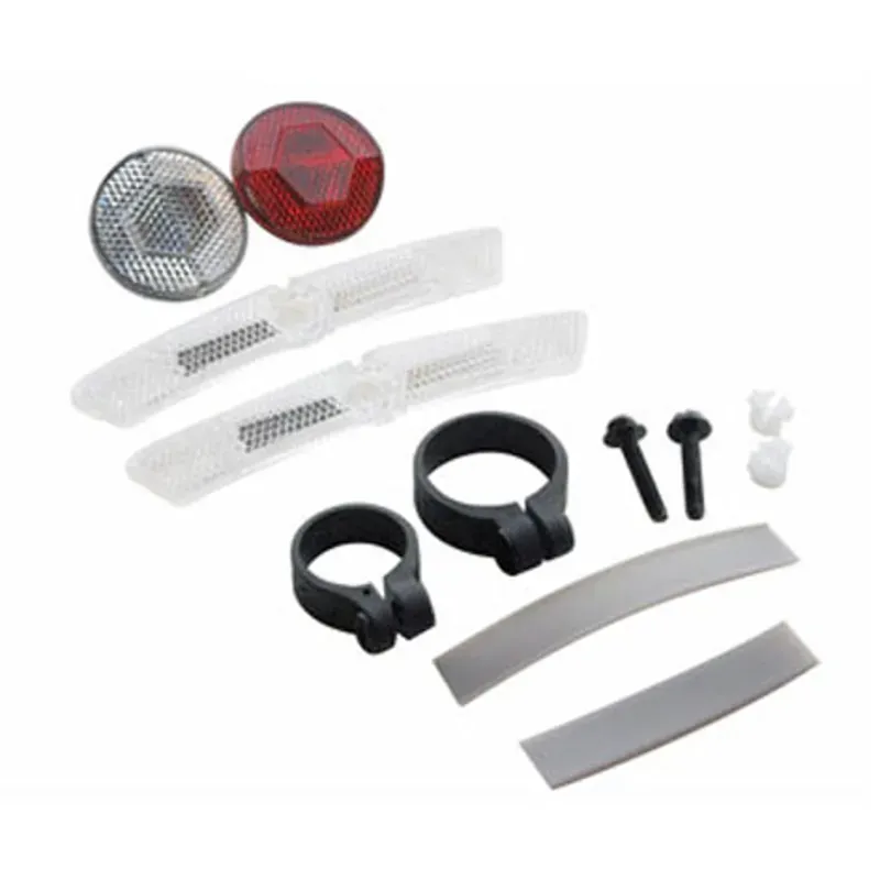 Cateye Bicycle Reflector Kit Front Rear And Wheels