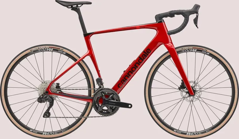 Cannondale Synapse Carbon 4 Endurance Bike in Metallic Red