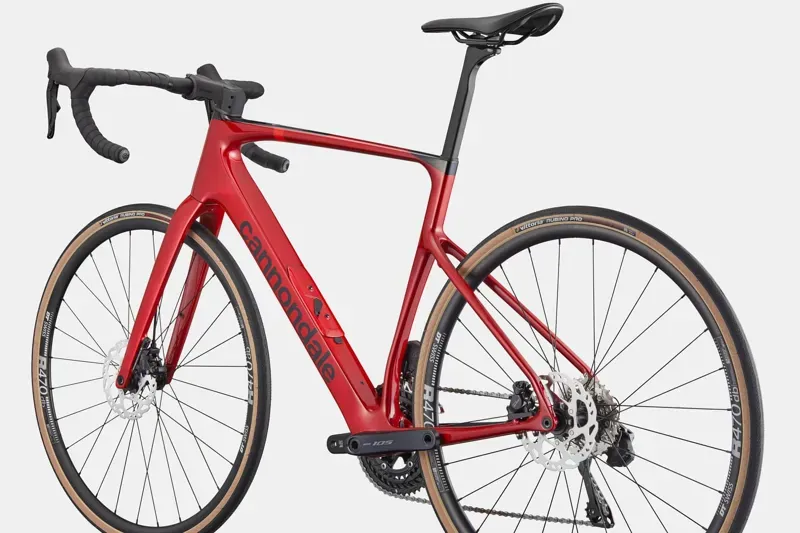 Cannondale Synapse Carbon 4 Endurance Bike in Metallic Red-5