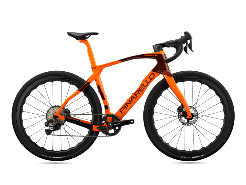 PINARELLO GREVIL F9 53cm SHIMANO GRX 825DI2 STONE ORANGE-12