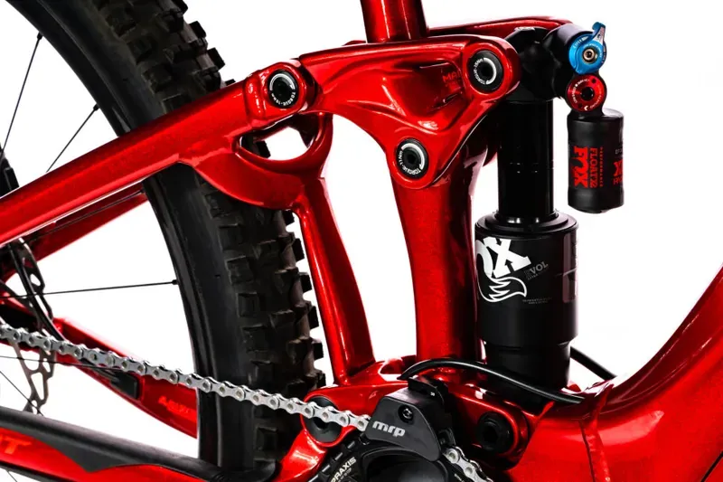 2020 Giant Reign E+ 1 Pro Electric FS Mountain Bike in Red-2