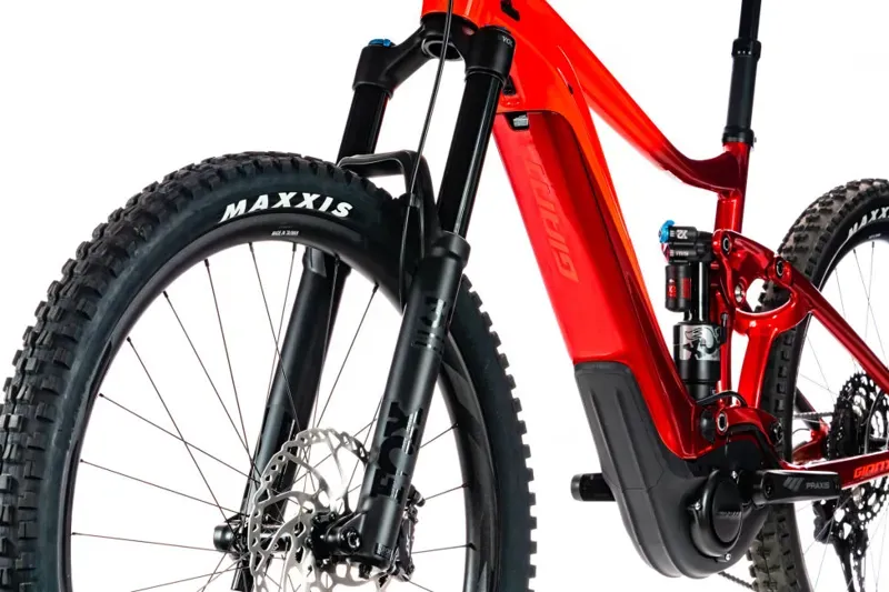 2020 Giant Reign E+ 1 Pro Electric FS Mountain Bike in Red-1