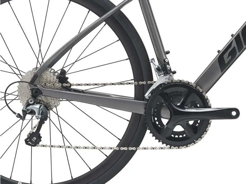 2021 Giant FastRoad Advanced 2 Hybrid Bike in Grey-3