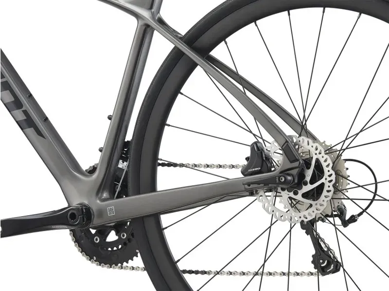 2021 Giant FastRoad Advanced 2 Hybrid Bike in Grey-1