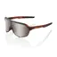 100% S2 HiPER Mirror Silver Lens Sunglasses in Translucent Brown Fade