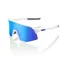 100% S3 HiPER Mirror Blue Lens Sunglasses in Matt White