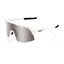 100% S3 HiPER Mirror Silver Lens Sunglasses in Matt White