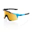 100% Speedcraft Gold Lens Sunglasses in Black/Belgian Blue