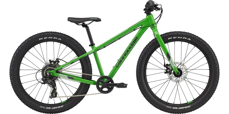 2021 Cannondale Kids Cujo 24+ Mountain Bike in Green