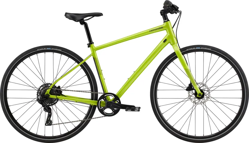 2021 Cannondale Quick Disc 4 Hybrid Bike in Green