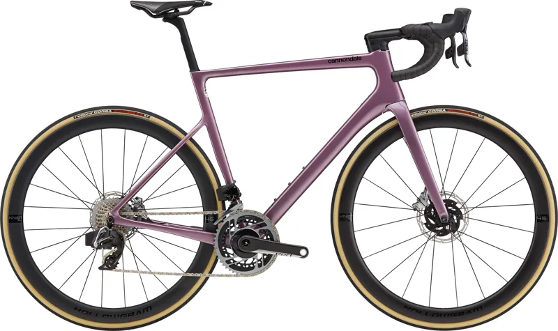 2021 Cannondale SuperSix EVO Hi-MOD Disc Red AXS Bike in Purple