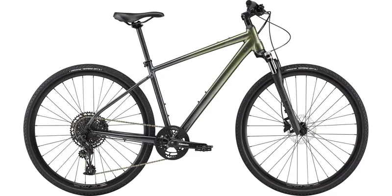 2021 Cannondale Quick CX 1 Fitness Bike in Green