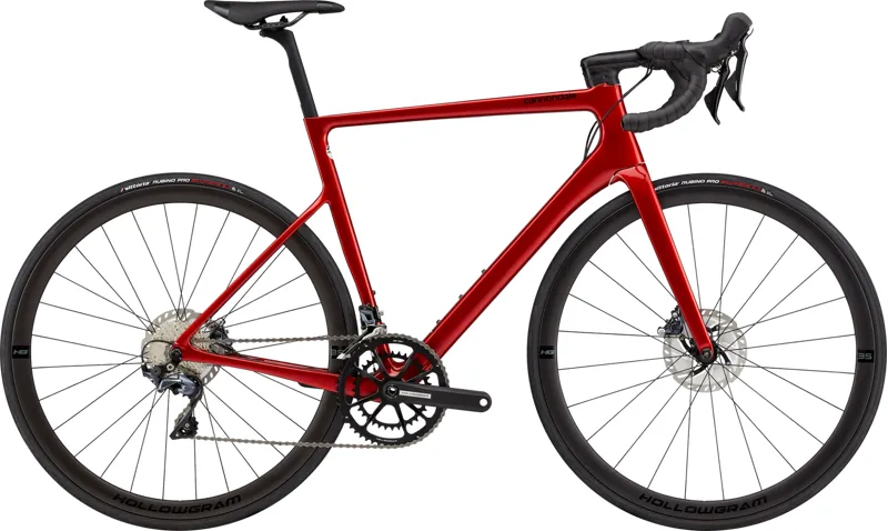 2021 Cannondale SuperSix EVO Hi-MOD Disc Ultegra Road Bike in Red