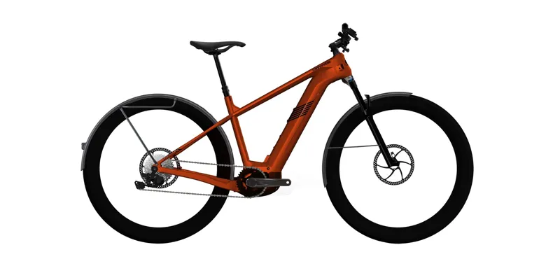 2021 Cannondale Tesoro Neo X 2 eRoad Bike in Orange