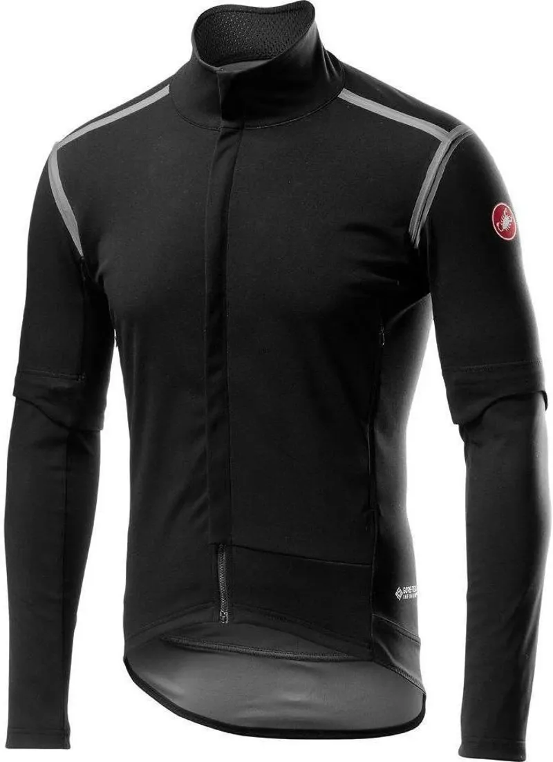 Castelli Perfetto RoS Mens Convertible Jacket in Black