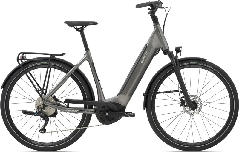 2021 Giant AnyTour E+ 2 Low Step Electric Bike in Grey
