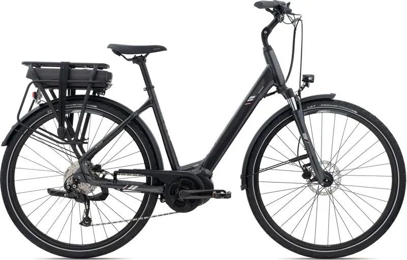 2021 Giant Entour E+ 2 Low Step-Through XS Electric Bike in Black