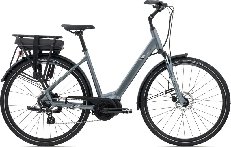 2021 Giant Entour E+ 3 Low Step-Through XS Electric Bike in Grey