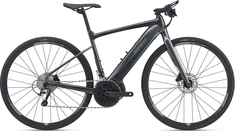 2021 Giant FastRoad E+ 2 Pro Electric Bike in Grey