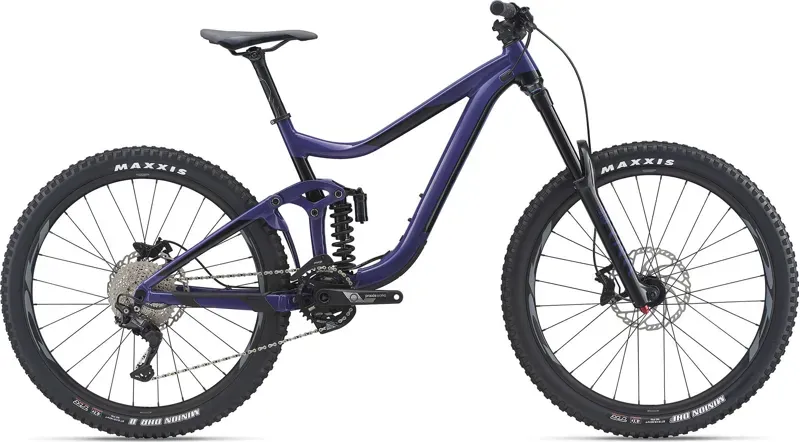 2021 Giant Reign SX Enduro Mountain Bike in Purple