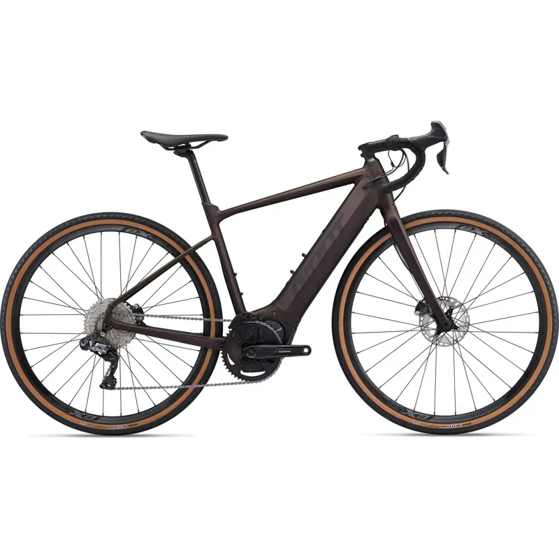 Giant Revolt E+ Electric Gravel Bike in Rosewood