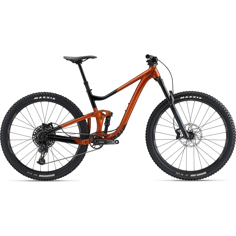2022 Giant Trance X 29 2 Trail Bike in Amber Glow/Black-10