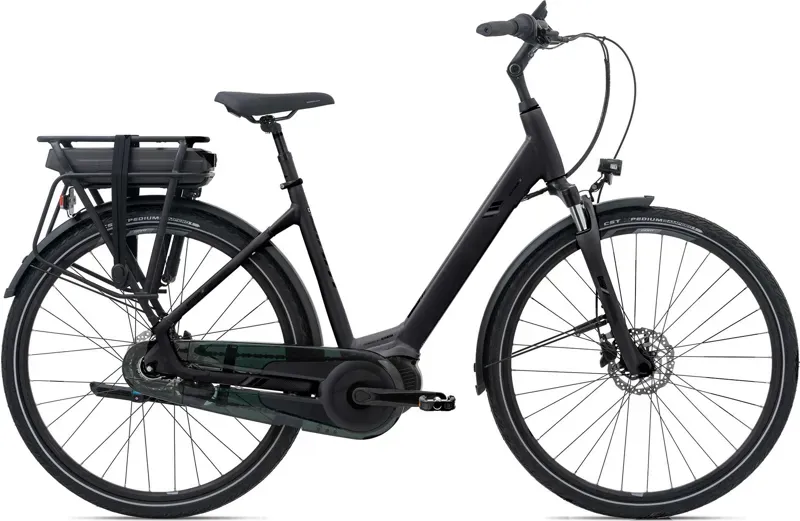 2021 Giant Entour E+ 1 Low Step-Through Electric Bike in Black