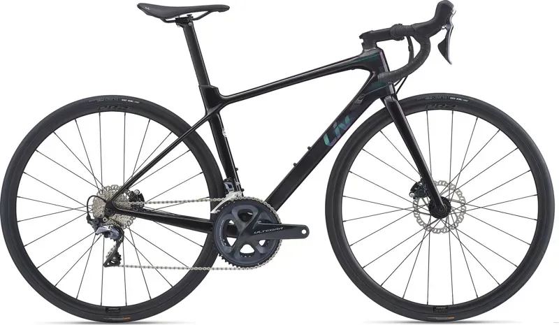 2021 Liv Langma Advanced 1 Disc Road Bike in Black