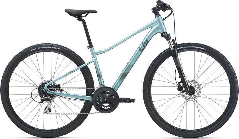 2021 Liv Rove 3 Womens Hybrid Bike in Blue