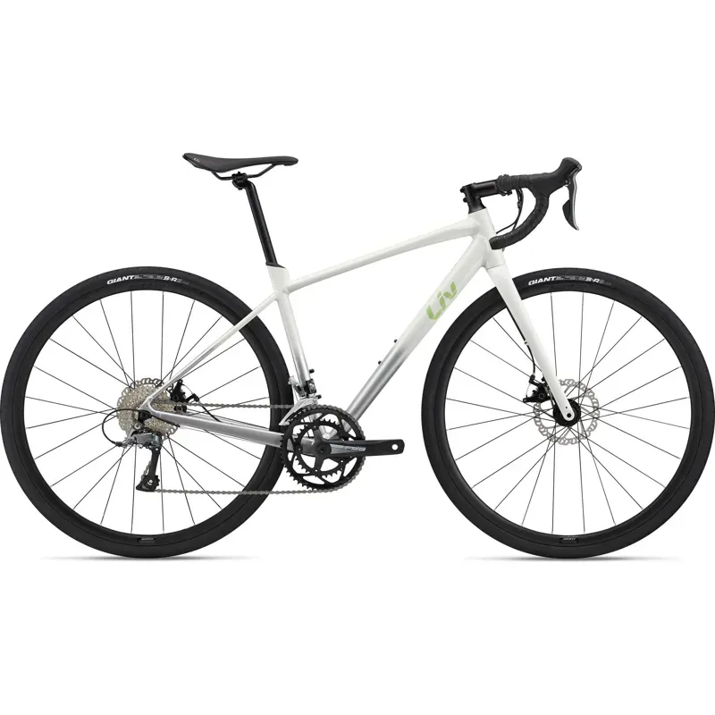 2022 Liv Avail AR 4 Womens Endurance Road Bike in Snow Drift/Silver