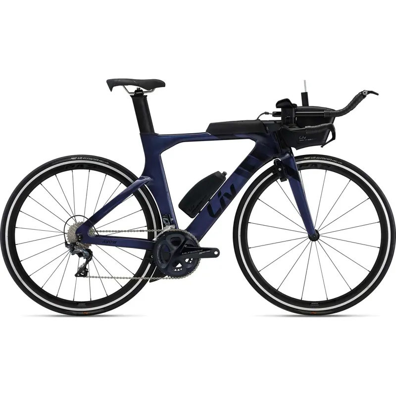 Liv Avow Advanced Pro 2 Carbon Triathlon Bike in Milky Way