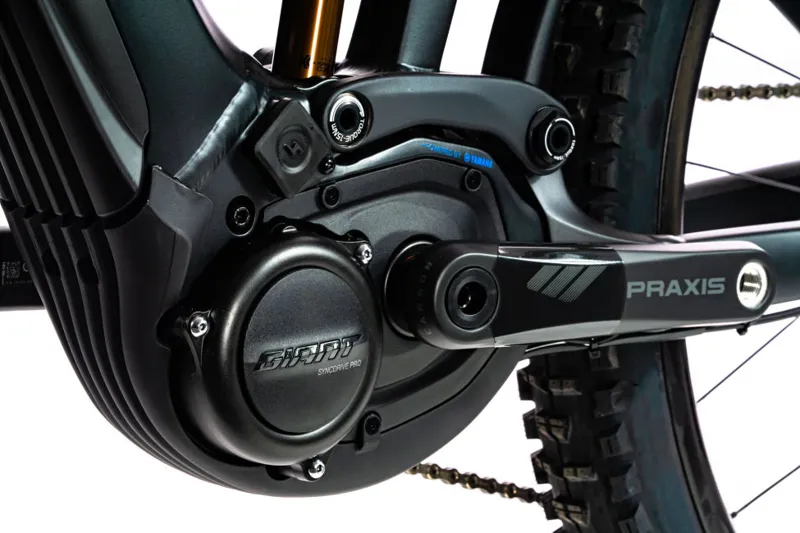 2020 Giant Trance E+ 0 Pro Electric Mountain Bike in Blue-3