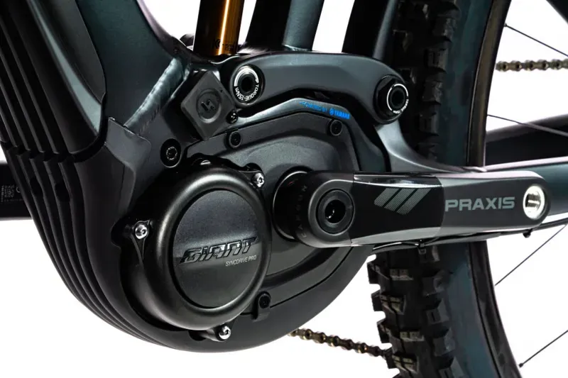 2020 Giant Trance E+ 0 Pro-S Electric Mountain Bike in Blue-4