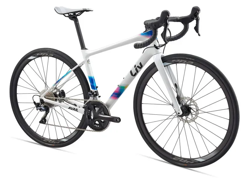 2020 Liv Avail Advanced 1 Carbon Endurance Road Bike in White-1