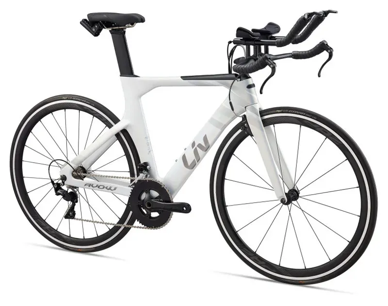 2020 Liv Avow Advanced Carbon TT/Tri Bike in White-3