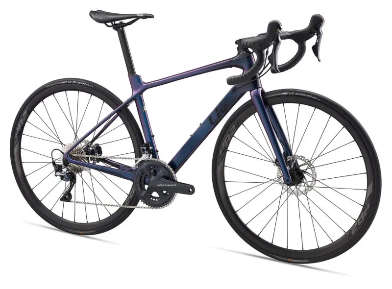2020 Liv Langma Advanced 1 Disc Carbon Road Race Bike in Blue-1