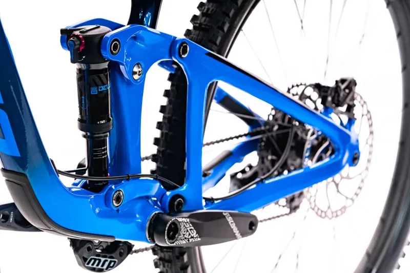 2020 Giant Reign Advanced Pro 29 2 Carbon FS Mountain Bike in Blue-4