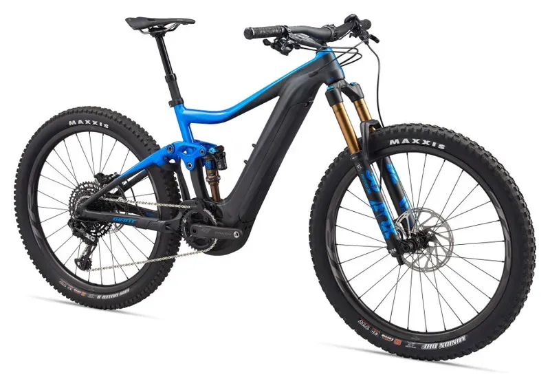 2020 Giant Trance E+ 0 Pro Electric FS Mountain Bike in Blue-7
