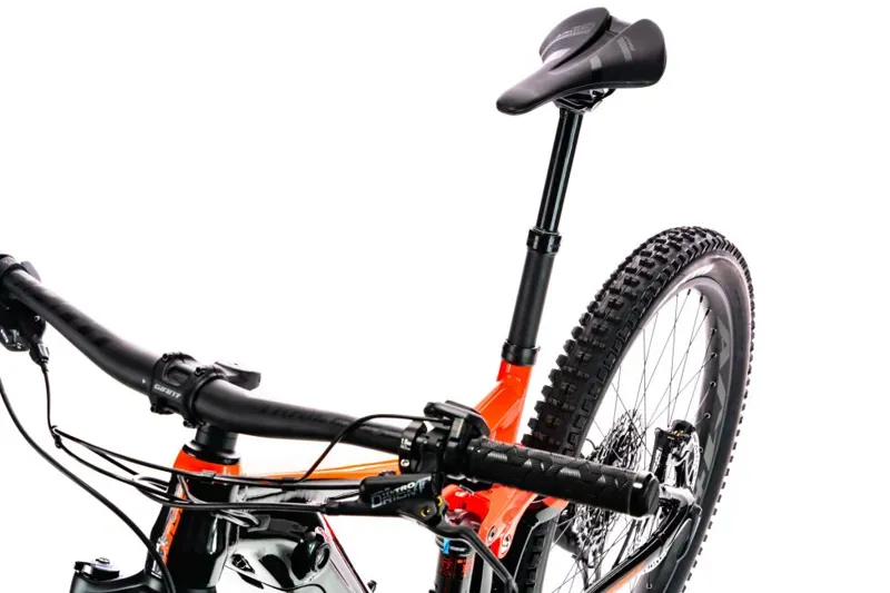 2020 Giant Trance E+ 3 Pro Electric FS Mountain Bike in Red-2