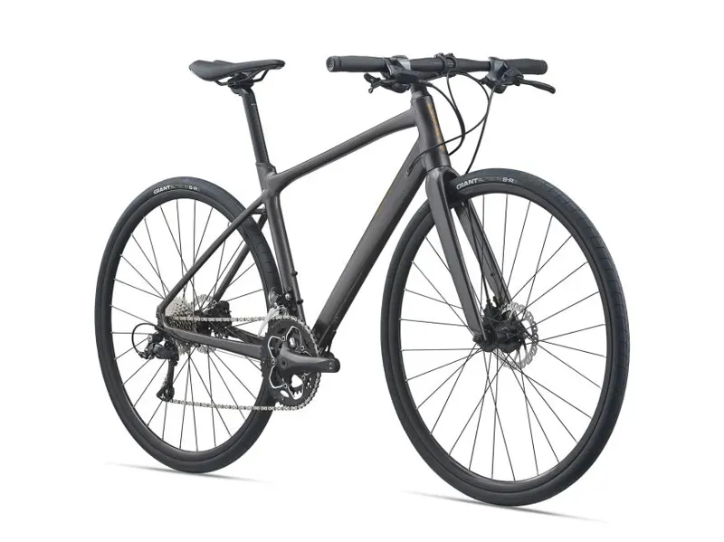 2021 Giant FastRoad SL 3 Disc Flat Bar Road Bike in Black-8