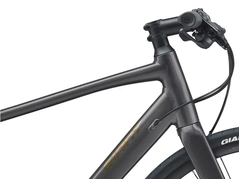 2021 Giant FastRoad SL 3 Disc Flat Bar Road Bike in Black-6